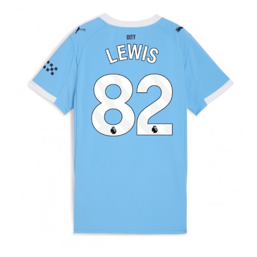 Ženski Nogometni dresi Manchester City Rico Lewis #82 Domači 2025-26 Kratek Rokav